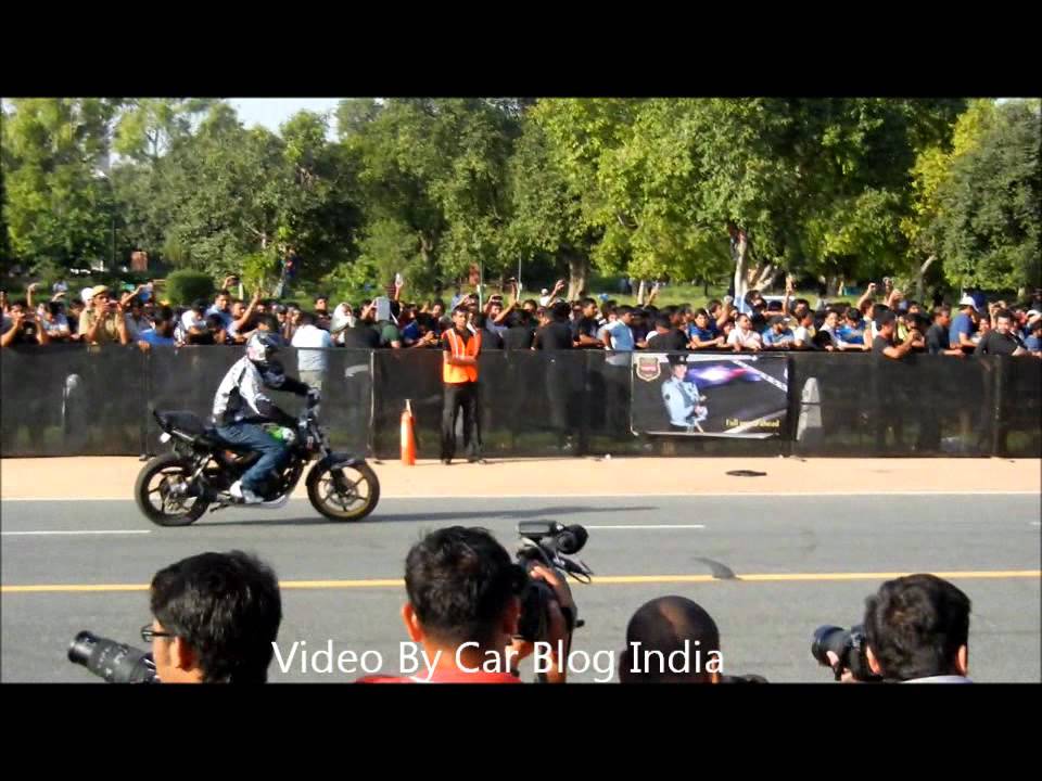 Ghost Riders Bike Stunts At Rajpath Delhi
