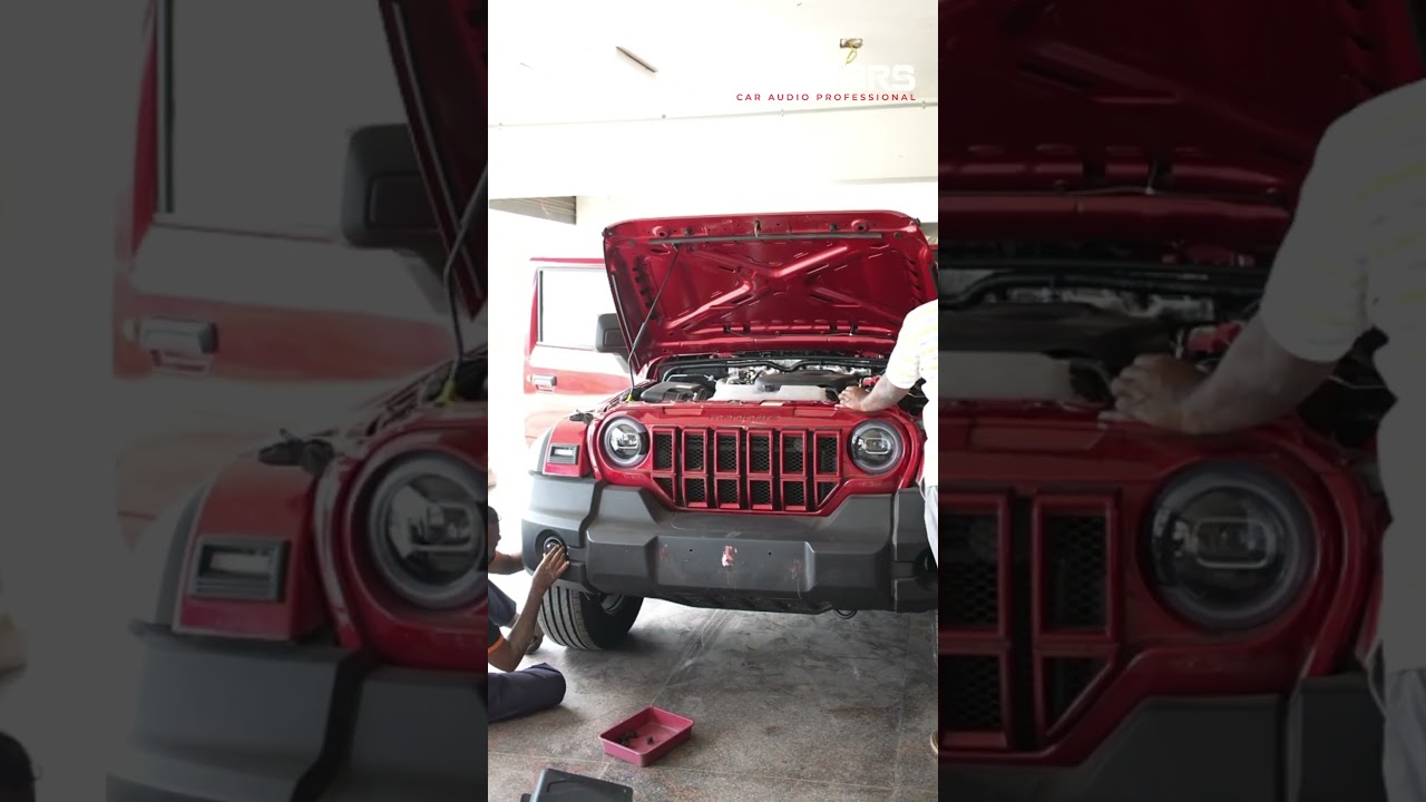 Thar Roxx |  Boltron Fog Lights Installaition | VV Cars | Vellore 