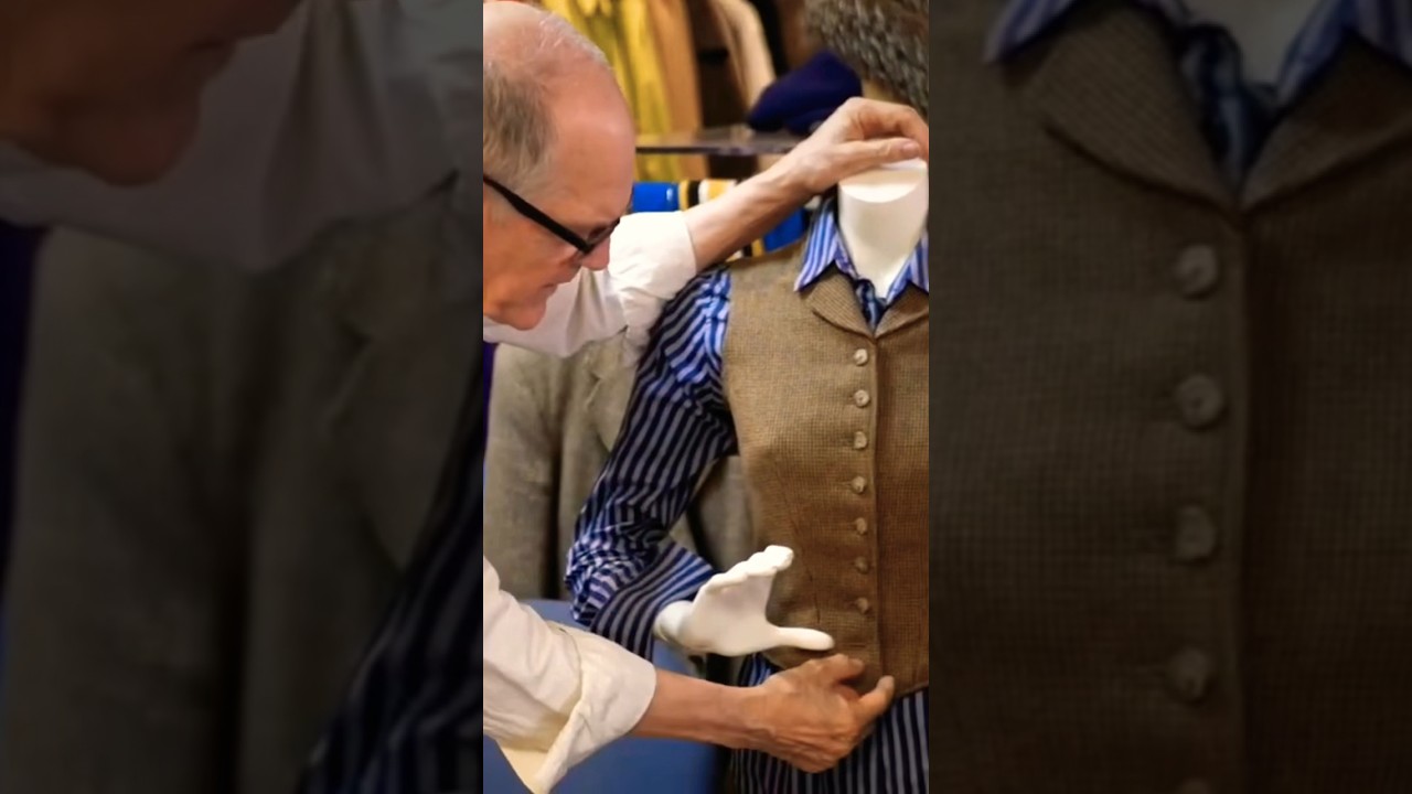 David Saxby discussing waistcoats ✨ 