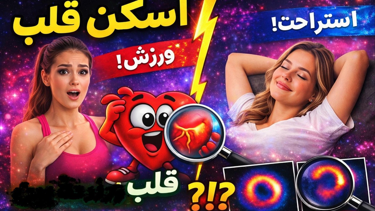 چگونه ورزش و استراحت تصاویر متفاوتی از سلامت قلب می‌دهند؟ روش‌های تشخیص آسیب‌های قلبی با اسکن رنگی