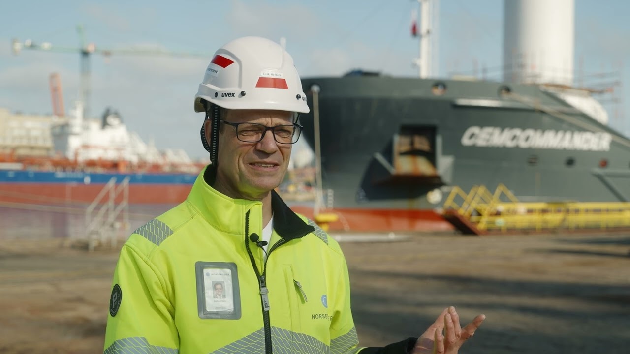 Wind propulsion milestone: Norsepower Rotor Sail™ installed onboard Brise’s Cemcommander