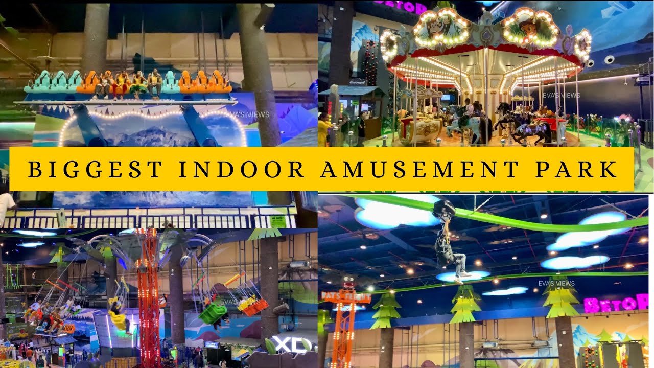 Biggest Indoor Amusement Park in Bangalore | Funtura lulu Mall | Fun World | Eva’s views
