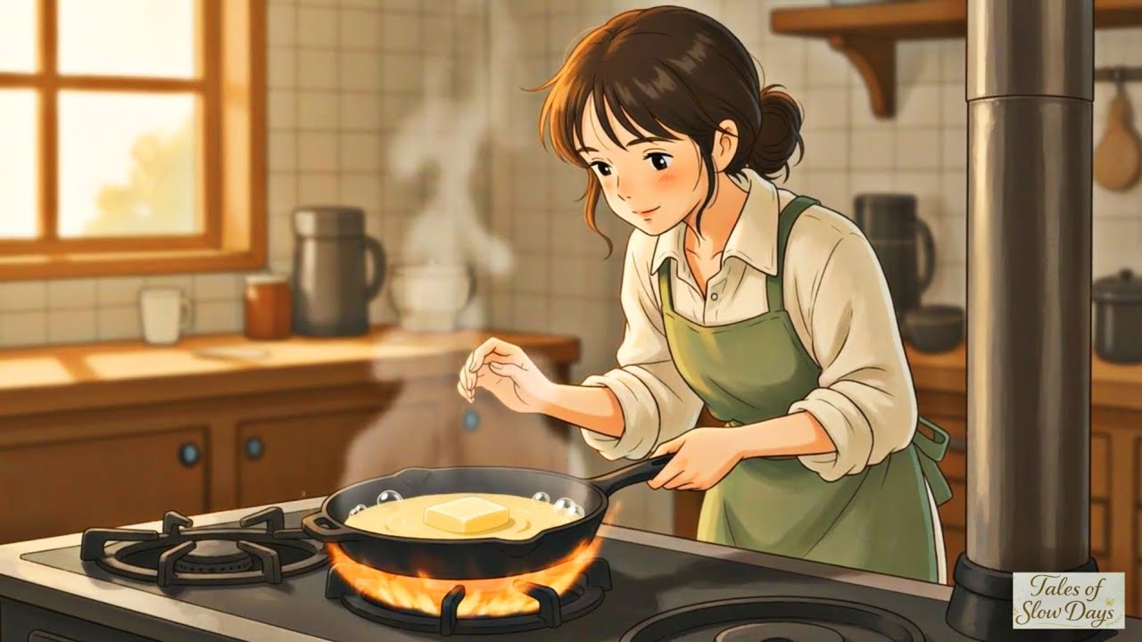 A Gentle Morning | Breakfast | ASMR | Love under the Spring Blossoms | Ghibli Style ASMR |