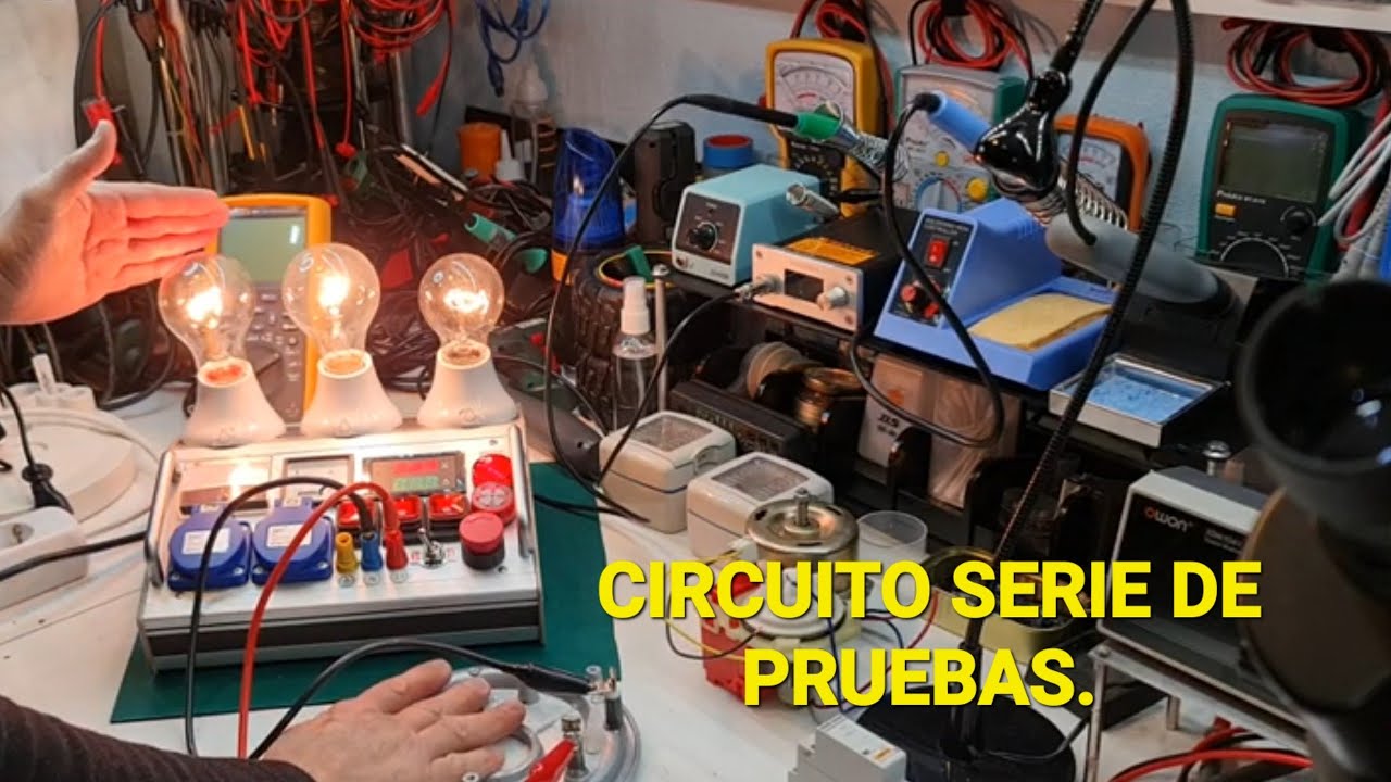 CIRCUITO SERIE PARA PRUEBAS EN LABORATORIO DE ELECTRONICA. review