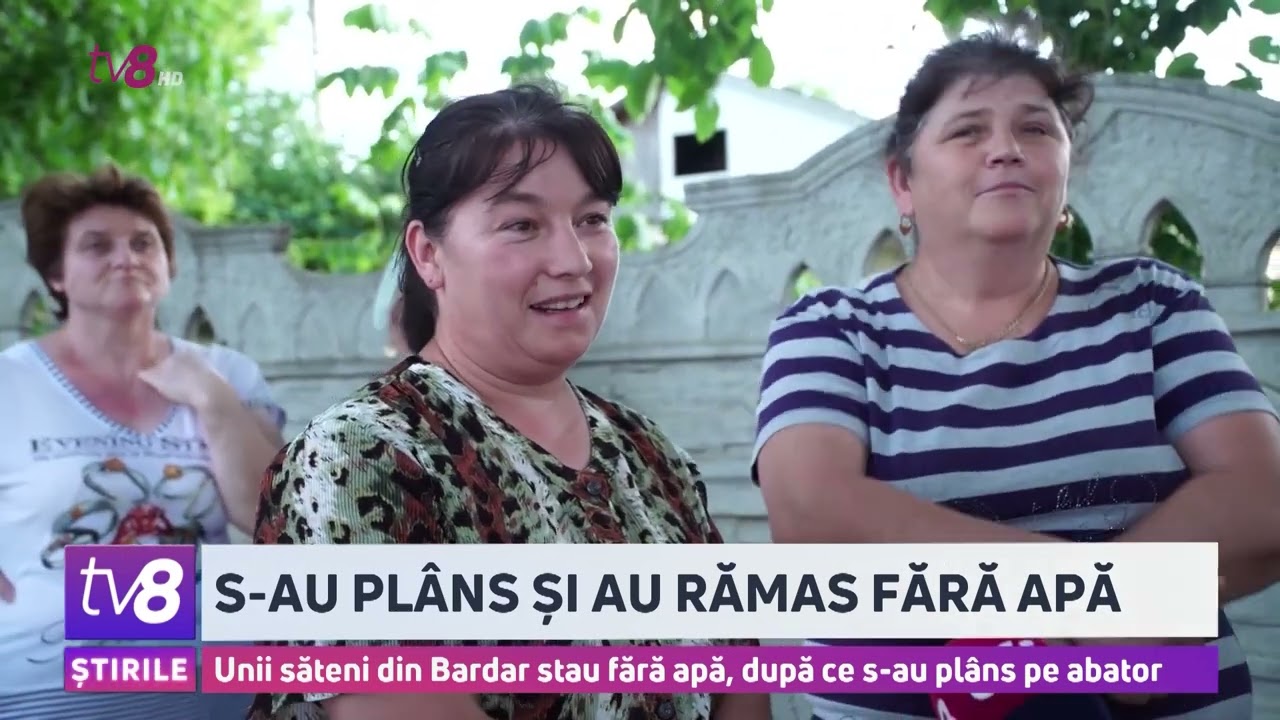 Unii săteni din Bardar stau fără apă, după ce s-au plâns pe abator