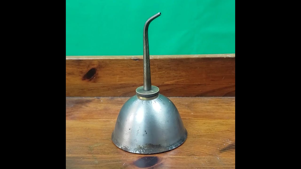 Vintage Oil Can Restoration