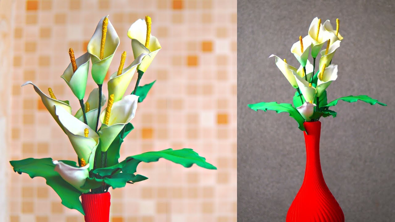 Fomic Sheet Flower at Home | DIY Art