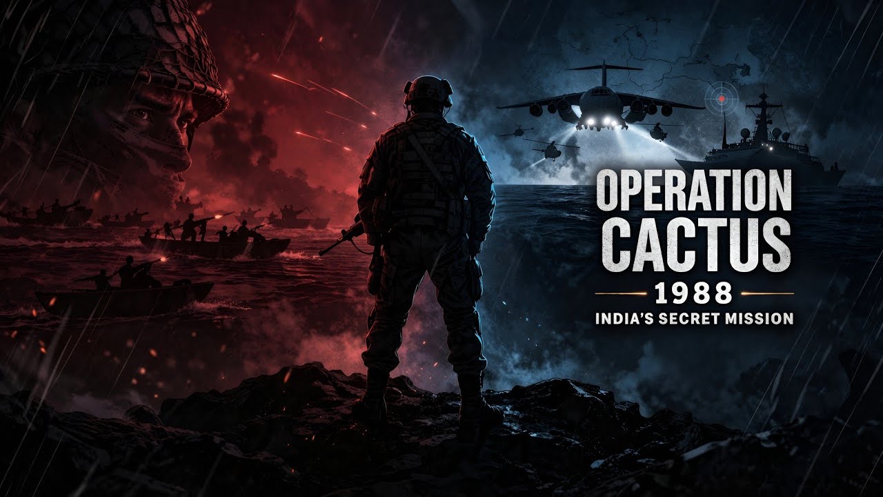 Operation Cactus: India&rsquo;s Secret Maldives Mission (1988) | 2D Animated Story