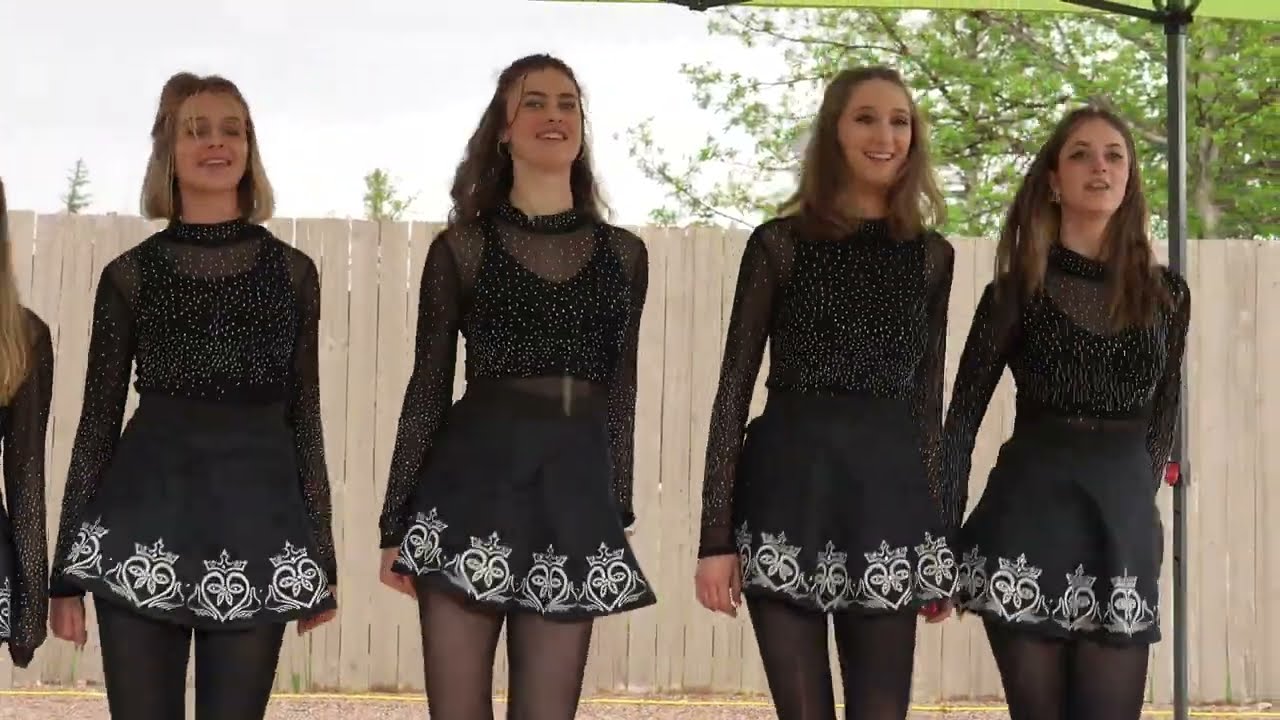 Three Drink Minimum and step dancers at Cheyenne Celtic Festival - Cheyenne, WY - June 8, 2024