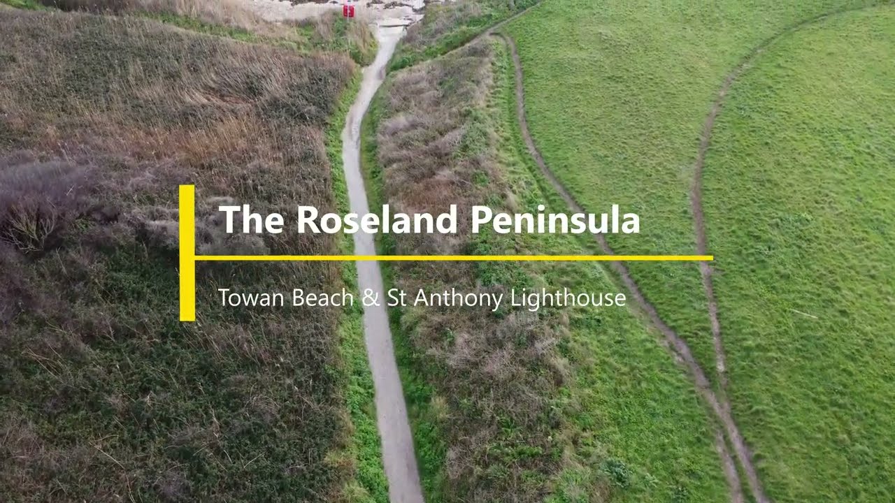 The Roseland Peninsula - Towan Beach & St Anthony Head - Cornwall [4k]