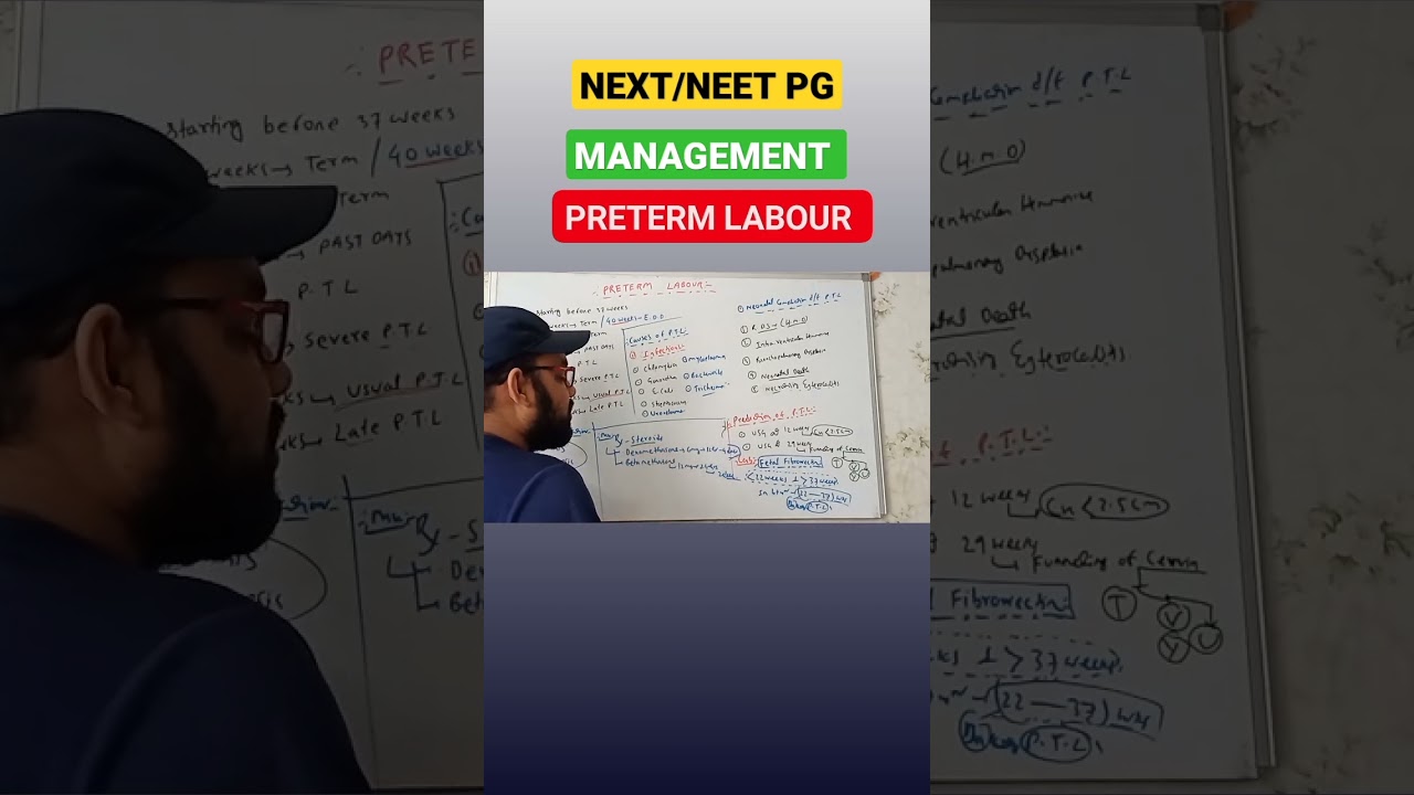 MANAGEMENT OF PRETERM LABOUR |