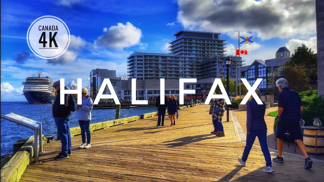 Bright October Day in Halifax Canada 🇨🇦 | Downtown | Waterfront | 4K Walk | Fall 2024 Update