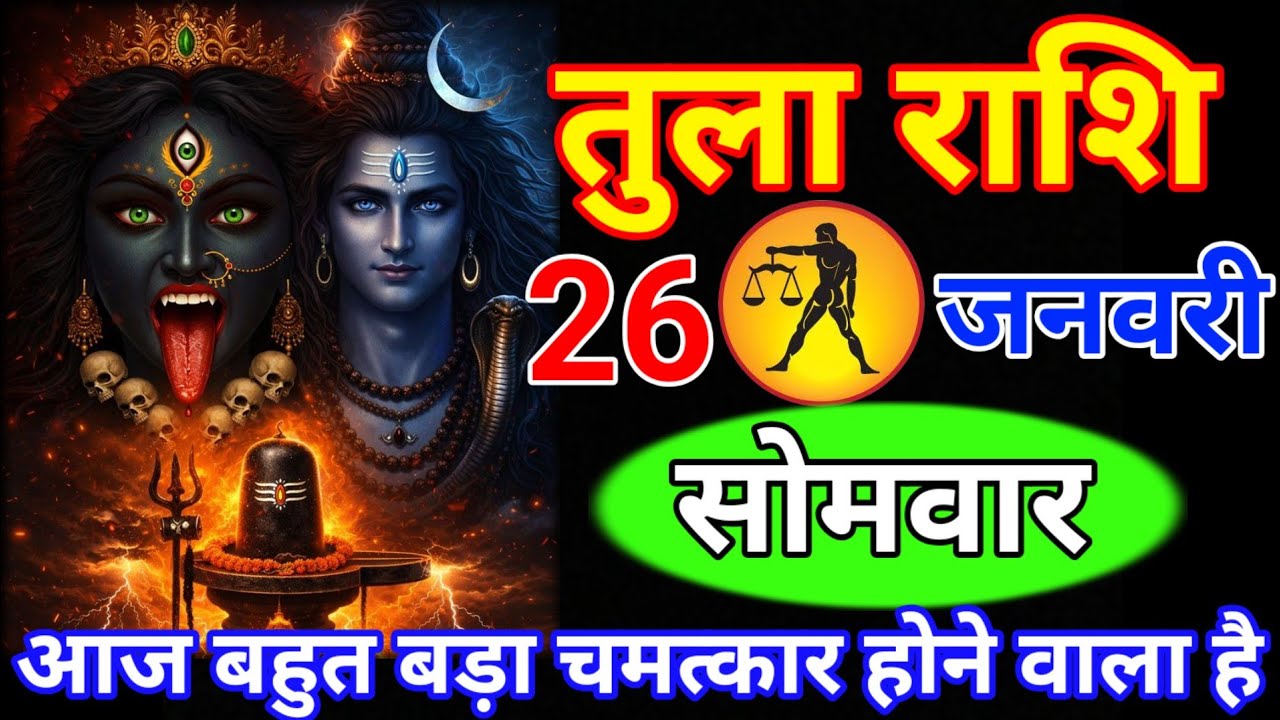 तुला राशि 25 जनवरी रविवार//आज बहुत बड़ा चमत्कार होने वाला है ! वीडियो जल्दी से देख लो// Tula rashi
