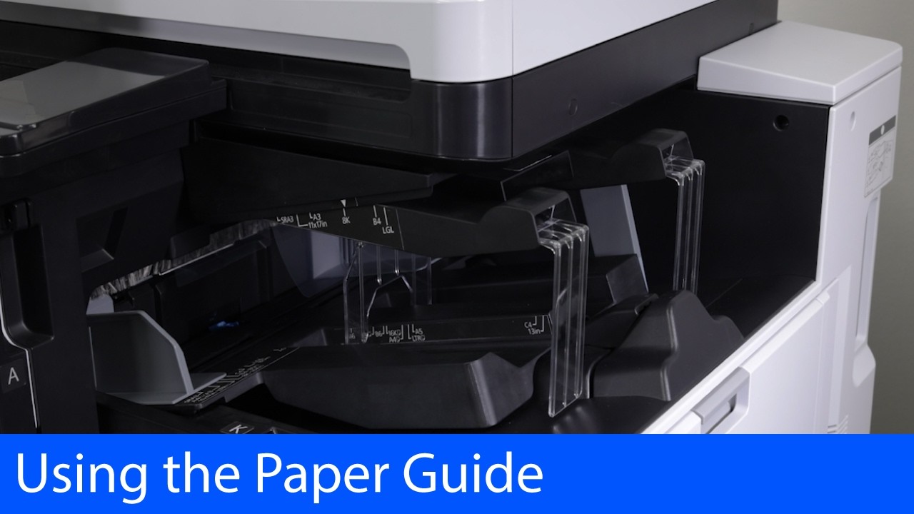 Using the Paper Guide