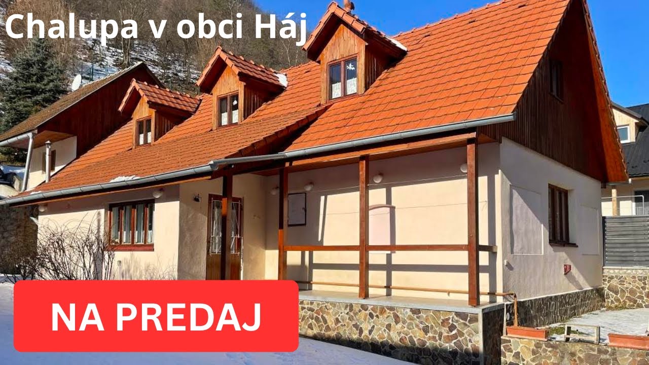 Chalupa v Slovenskom krase v obci H&aacute;j │ CHALUPA NA PREDAJ