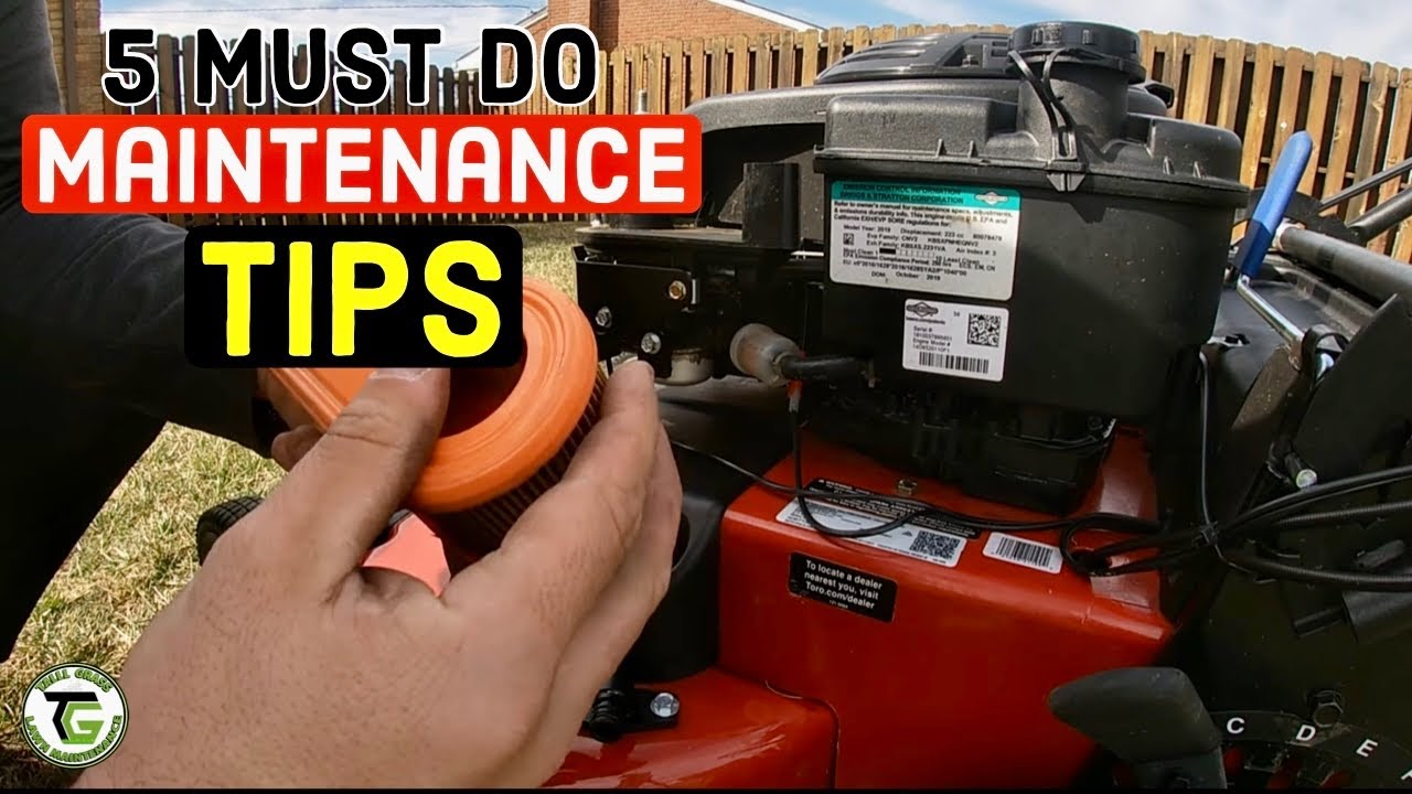 Lawn Care Equipment Maintenance(5 Must Do Maintenance Tips)