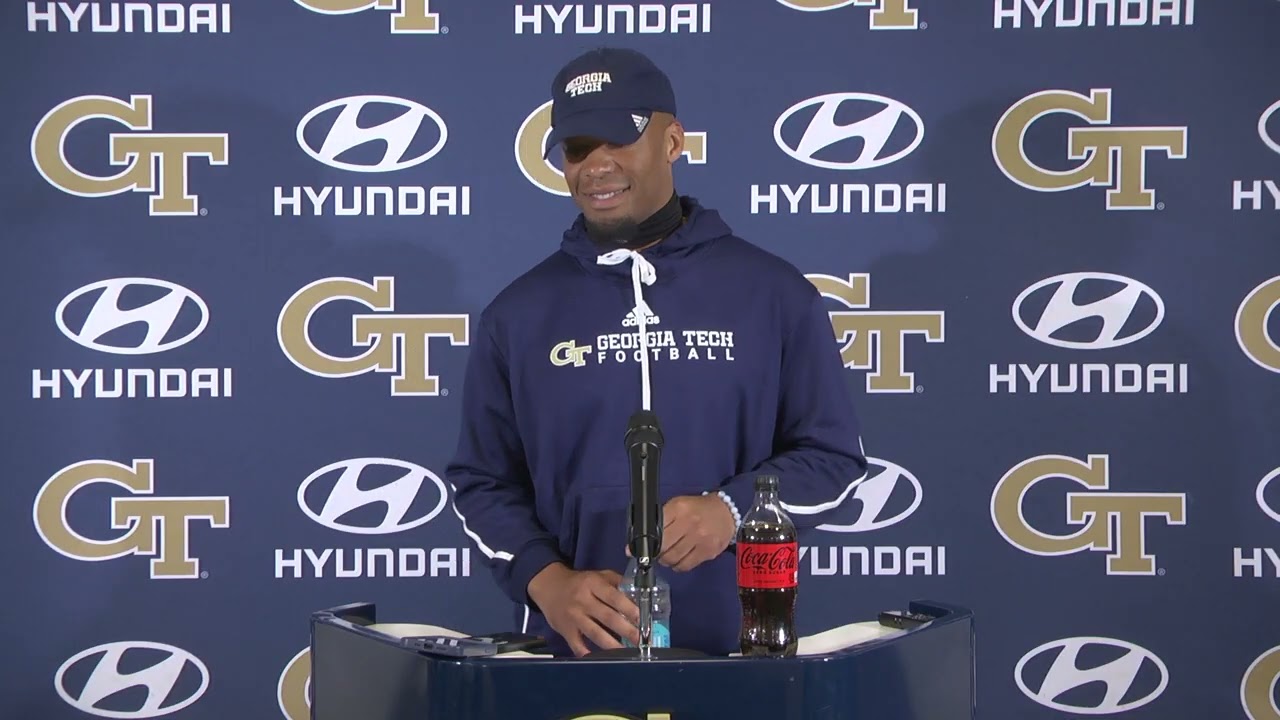 GT FB: Asst. WR coach DeAndre Smelter Media Availability (Spring Practice - April 8, 2025)