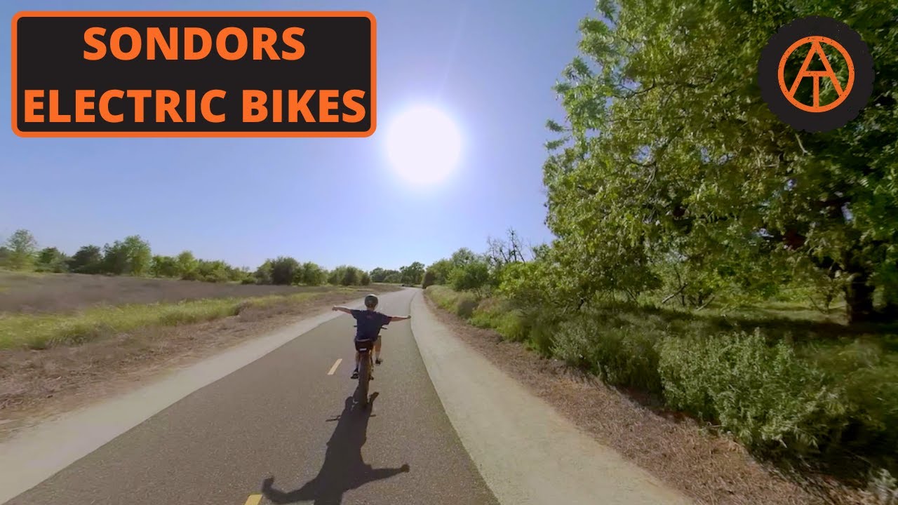 SONDORS ELECTRIC BIKES ON AMERICAN RIVER TRAIL