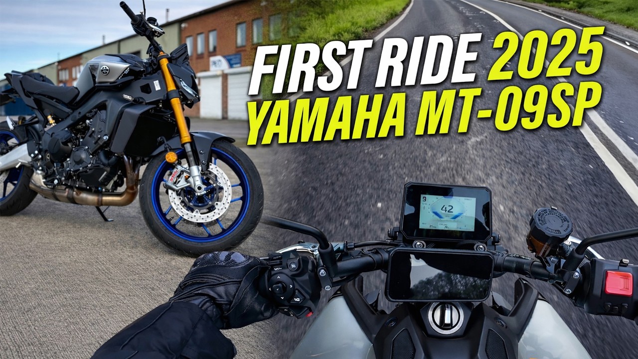 FIRST RIDE OUT! - 2025 Yamaha MT-09 SP (POV)