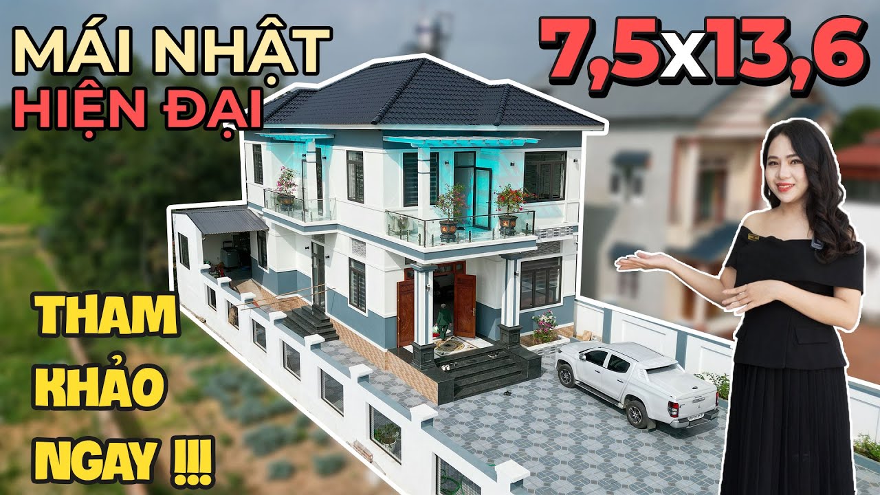Chỉ 1,3 tỷ TRỌN GÓI ngôi nhà vườn 2 tầng MÁI NHẬT đẹp VÔ CÙNG do Maxhome thi công trọn gói