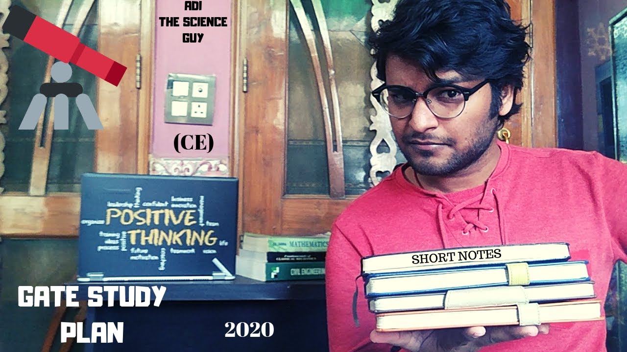 [ADI] GATE 2020/21/22/.... STUDY PLAN + SHORT NOTES MAKING(CE)!!! In hindi