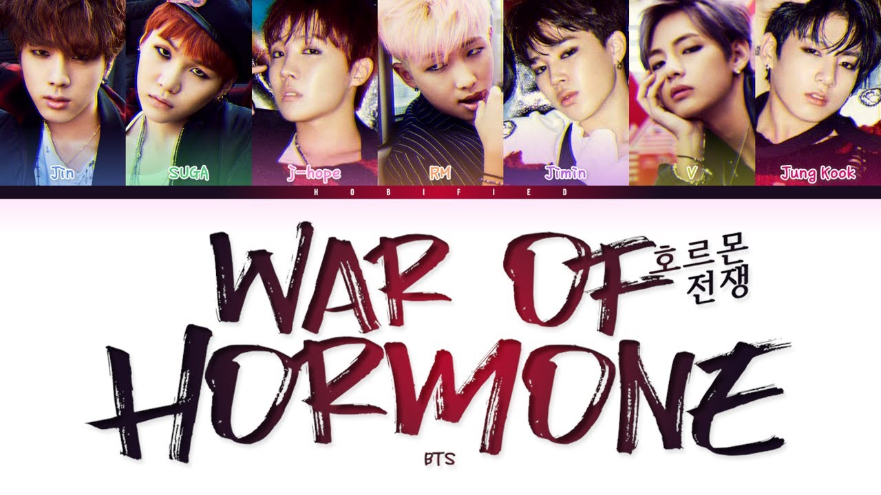 BTS (방탄소년단) &mdash; War Of Hormone (호르몬 전쟁) (Color Coded Lyrics Han/Rom/Eng)
