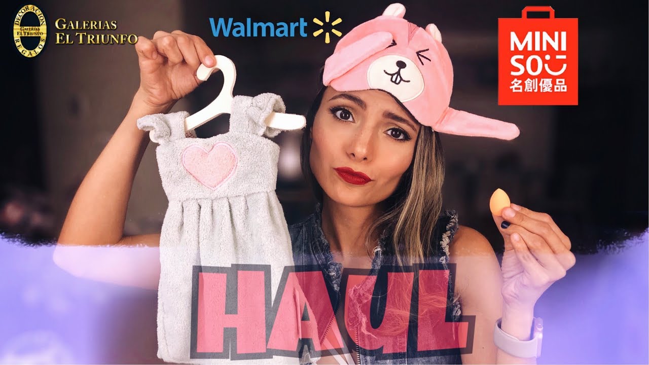 HAUL! Compritas en MINISO, Walmart y Galerías el Triunfo!