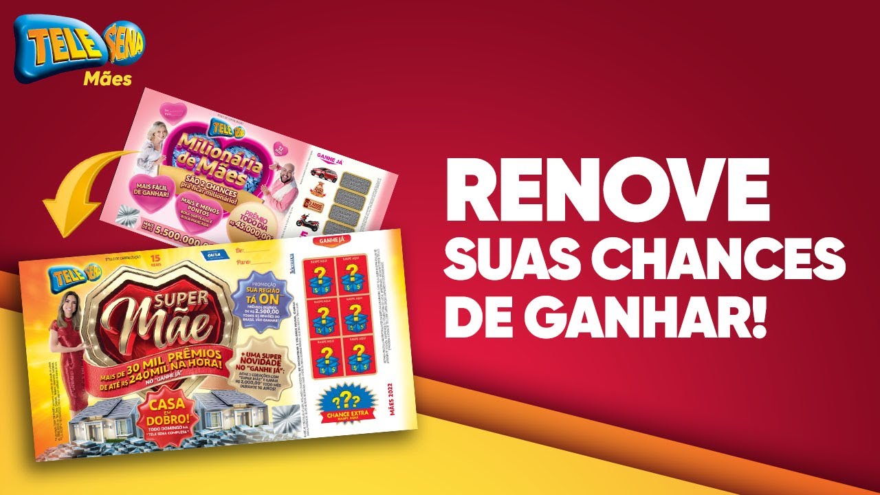 CHEGOU A HORA DE RESGATAR SUA TELE SENA DE MÃES DO ANO PASSADO.