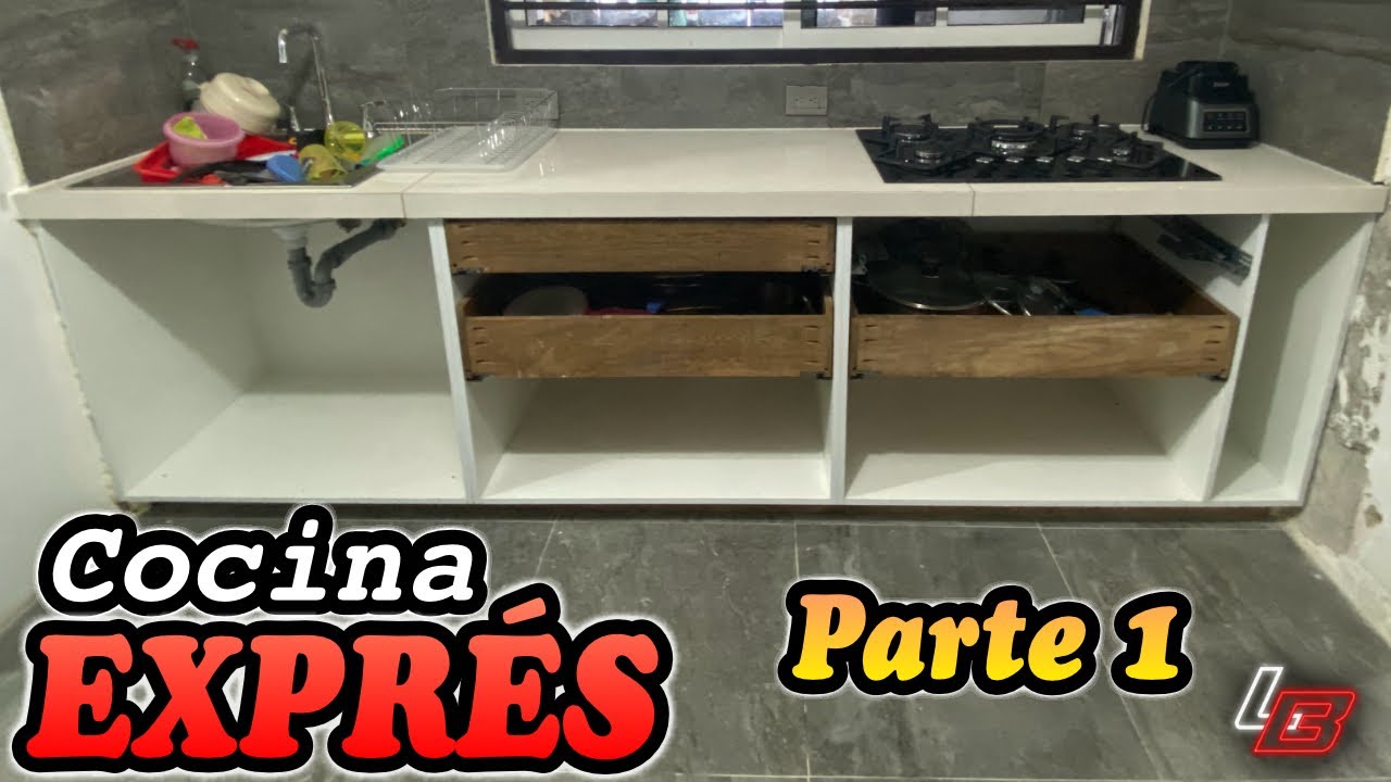 Construyo una COCINA EXPRÉS para mi mamá - PARTE 1 || Los Bestauradores