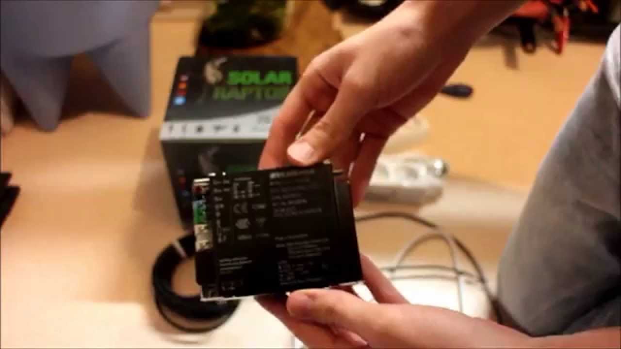 Installation d'une ballast pour Solar raptor 35 et 70w