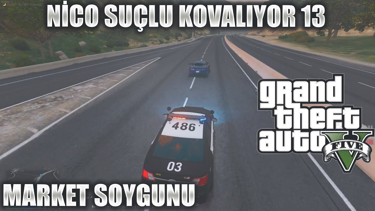 NİCO SU&Ccedil;LU KOVALIYOR 13 | MARKET SOYGUNU | EDRP GTA V EFSANE KA&Ccedil;IŞ