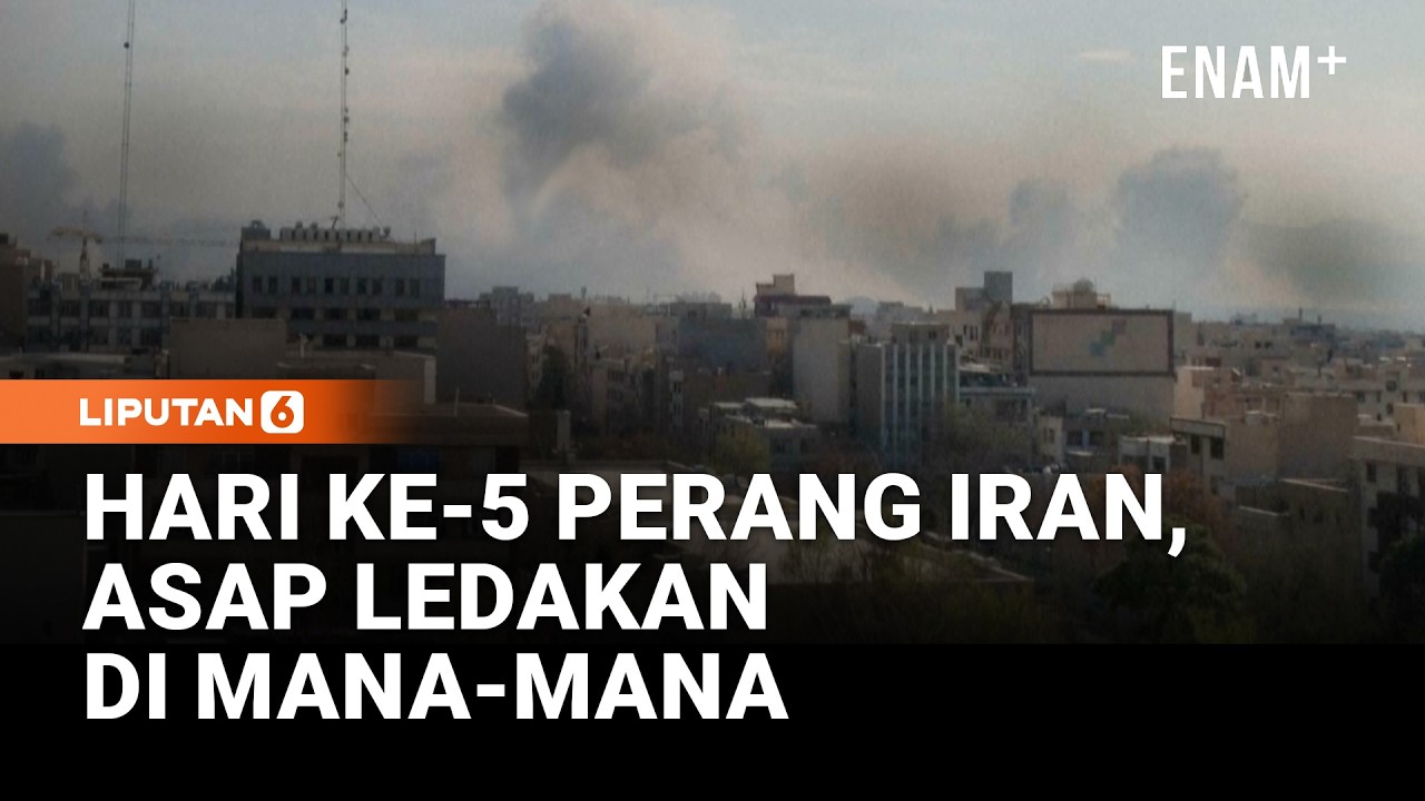 Memasuki Hari Kelima Perang, Serangan Israel ke Iran Bertambah Parah | Liputan6