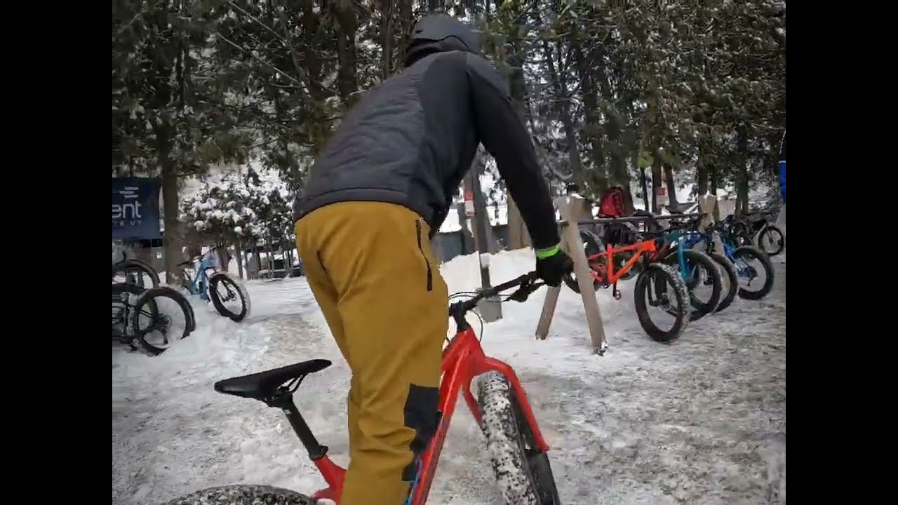 Überwintern Fat Bike Stowe VT