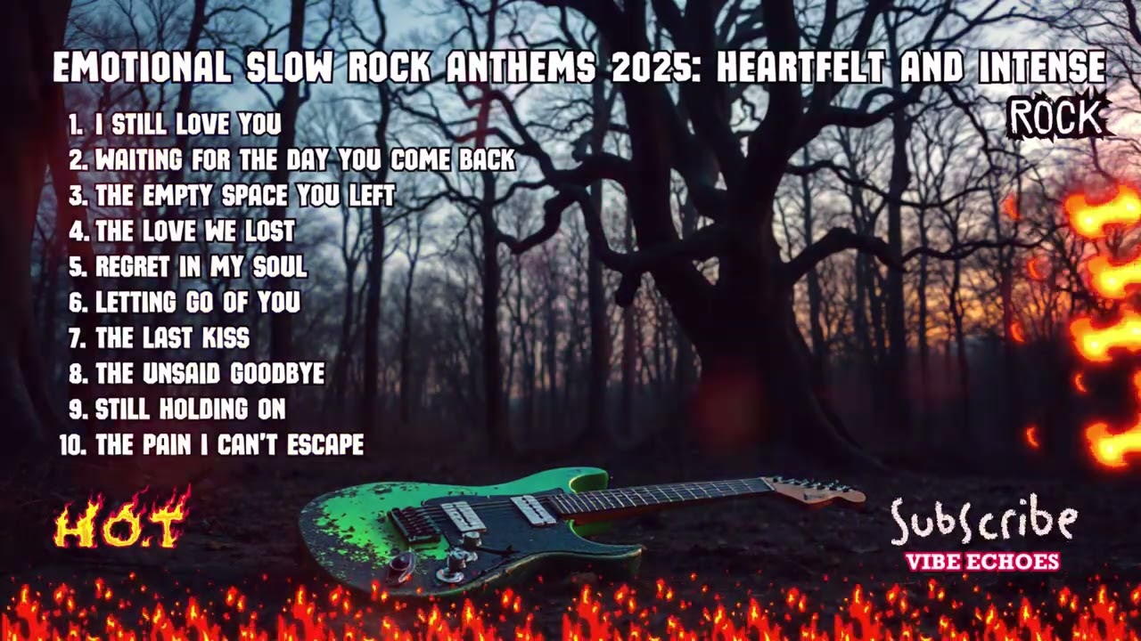 Emotional Slow Rock Anthems 2025| Heartfelt and Intense | rock songs 2024 new| intense songs 2025