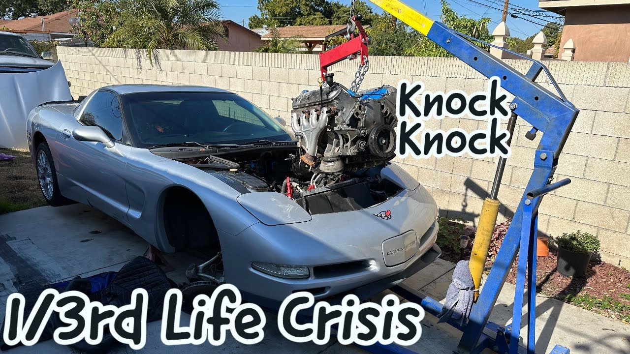 Я купил Corvette НО...... (двигатель C5 снят сверху)