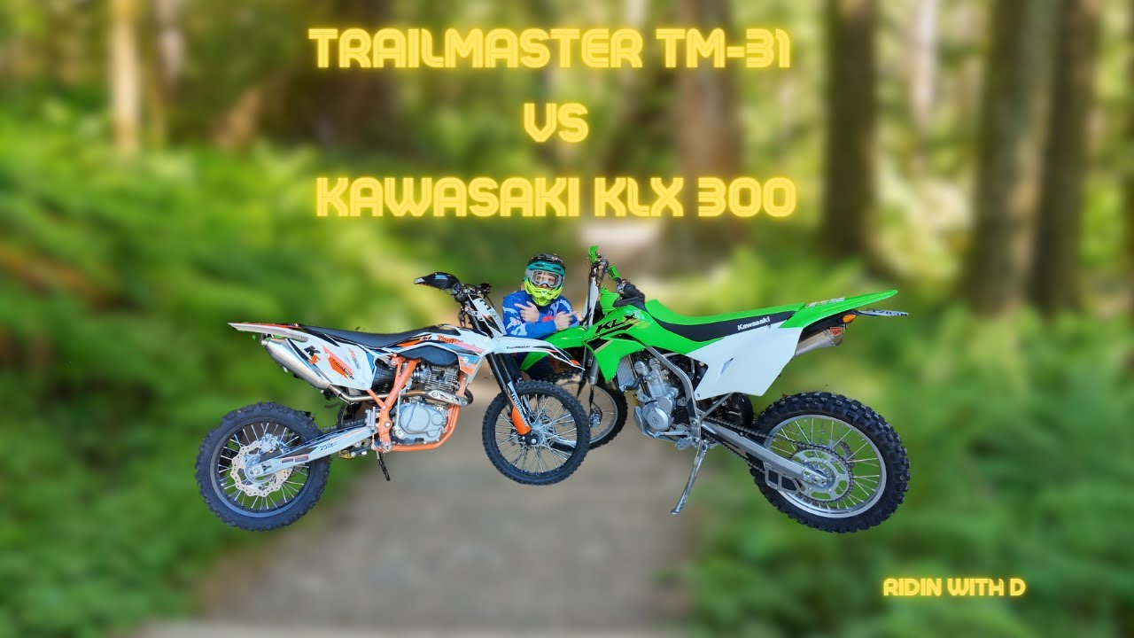 Trailmaster TM 31 против Kawasaki KLX 300