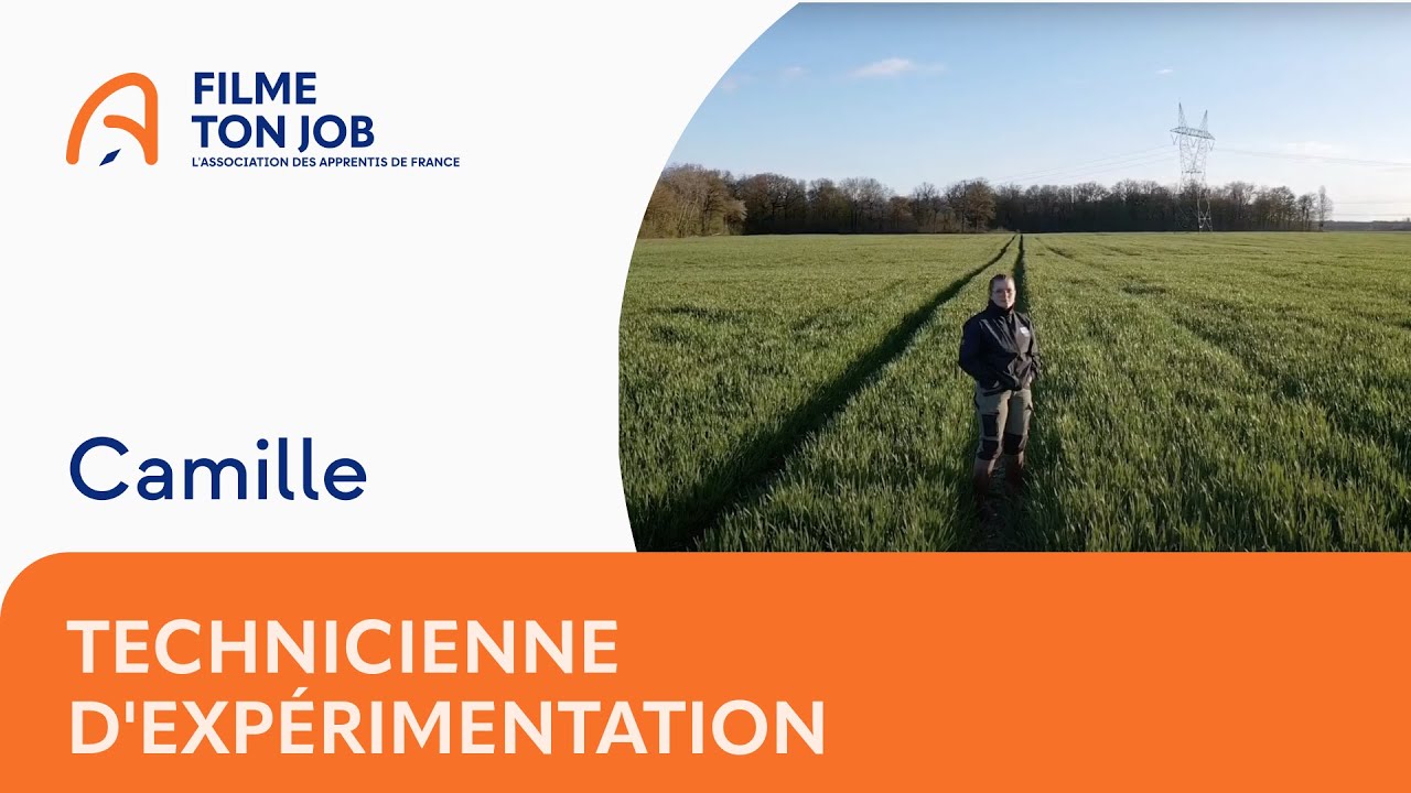 Camille, technicienne d'exp&eacute;rimentation en alternance