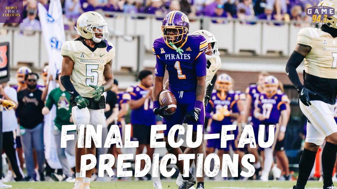 HTC: Final ECU-FAU Predictions | Robbie LaStella from FAU Owl's Nest | Game Picks
