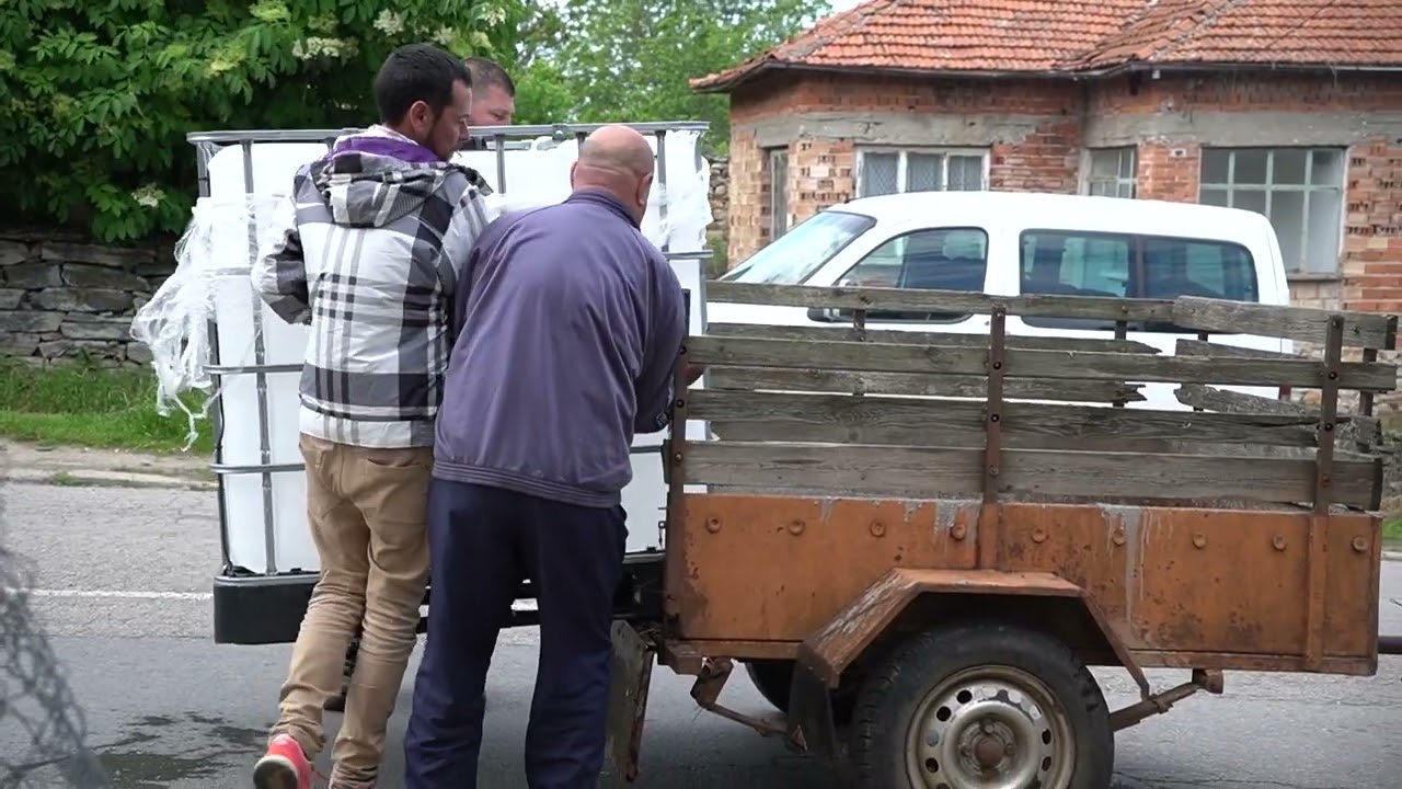 Капково напояване - контейнер за дъждовна вода