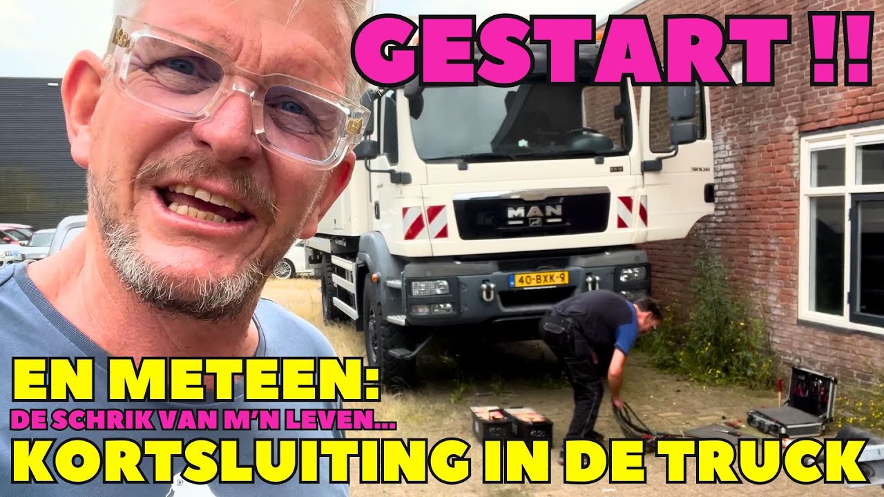 START PROJECT WOESTIJNBUFFEL - EXPEDITION TRUCK - WE ZIJN BEGONNEN! - DWVLOGT #286