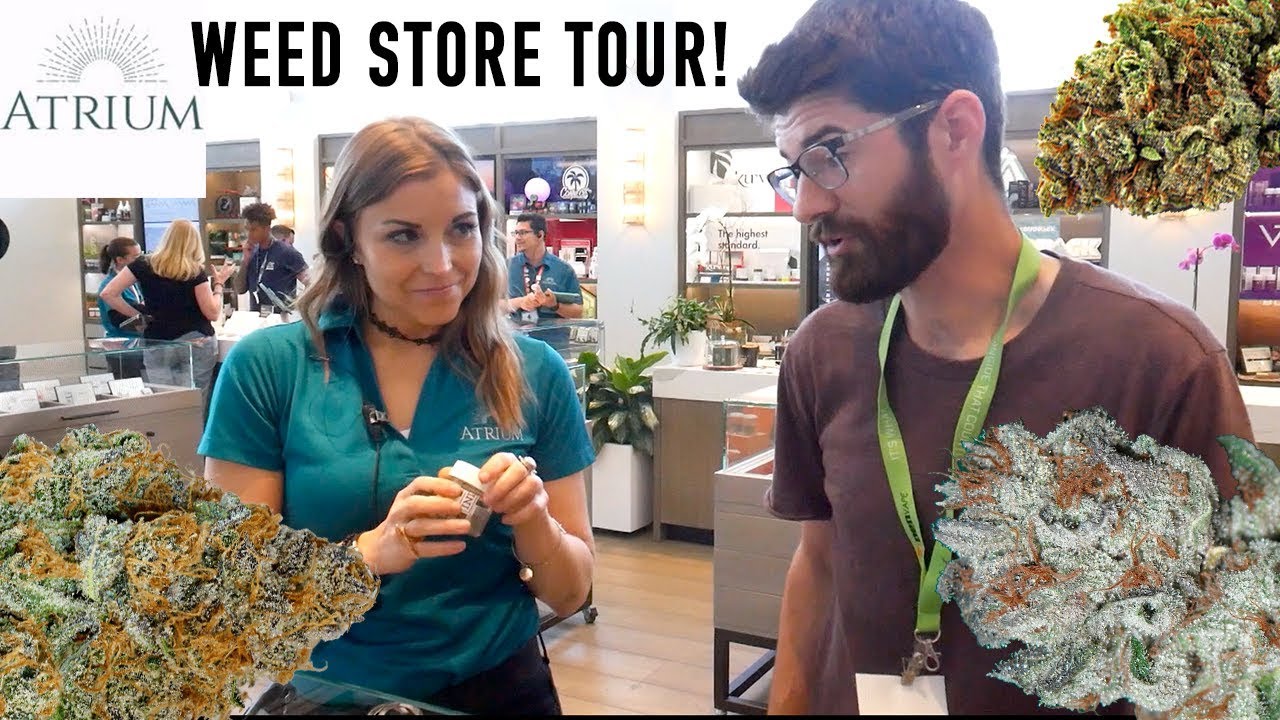 ATRIUM Dispensary Tour (LEGAL WEED STORE!!)