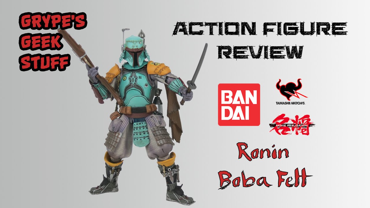 Bandai Tamashii Nations Movie Realization Star Wars Ronin Boba Fett Action Figure Review