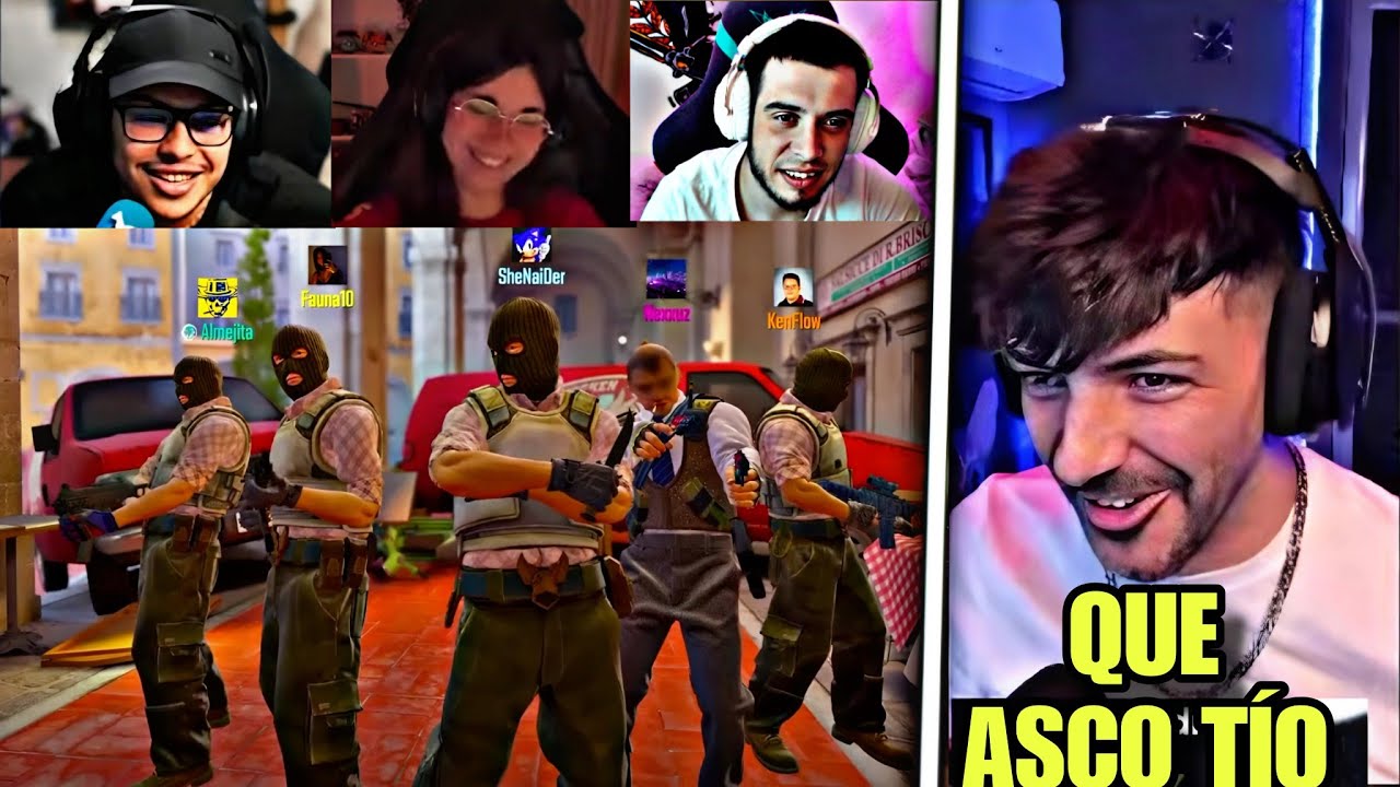 NEXXUZ, ALMEJITA, KENFLOW Y LUNA INTENTAN LA REMONTADA ÉPICA EN COUNTER STRIKE 2 😱