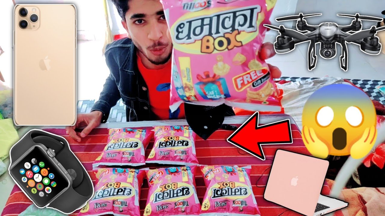 OMG Got 😱 Free Mobile inside in Good Luck Snacks!Unboxing & Review in Hindi #majedaar