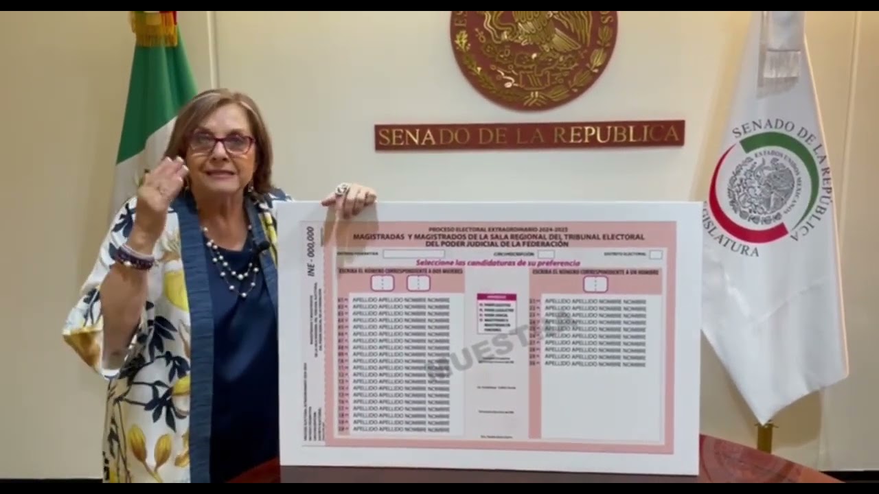 Les explico el proceso de cómo votar en las próximas elecciones para elegir al Poder Judicial.