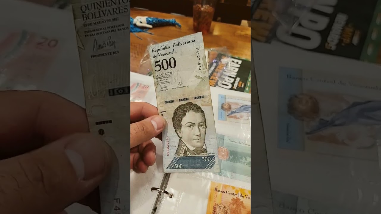 Today's Currency Pick: Venezuelan bol&iacute;var. 1 Bolivar = 0.02 USD #bolivar #banknotes