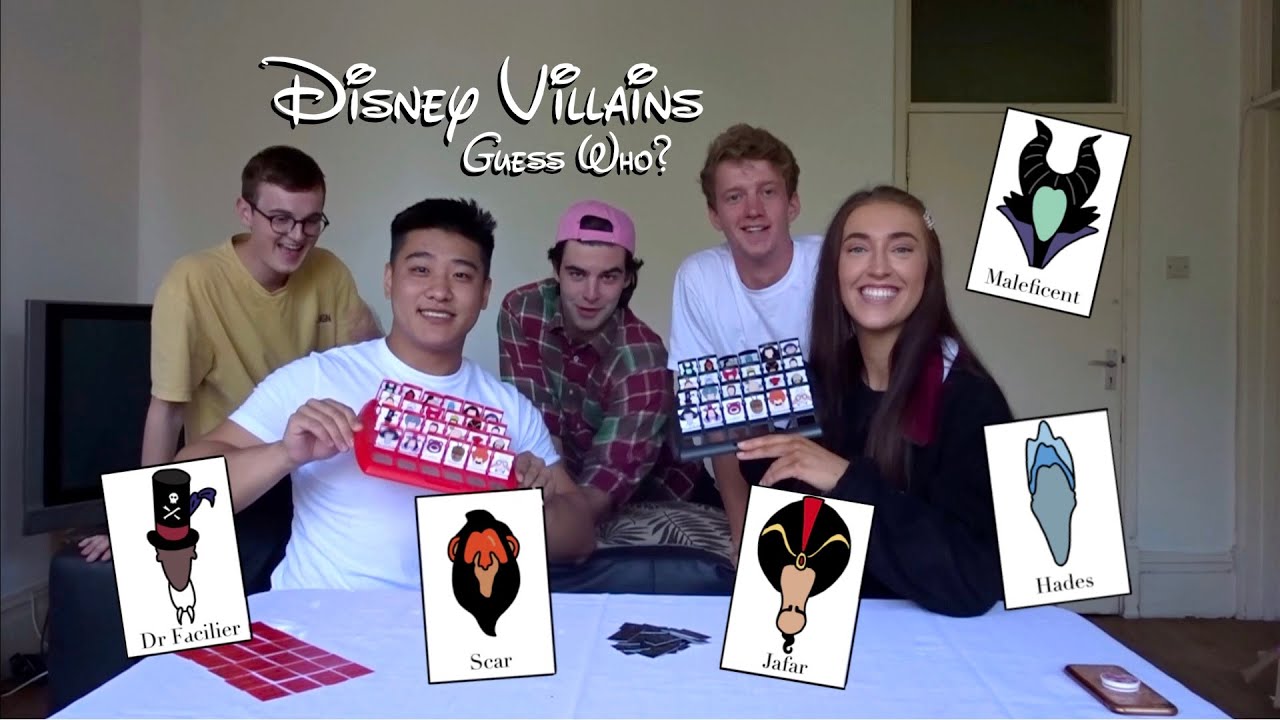 Playing Disney Villain Themed Guess Who?!