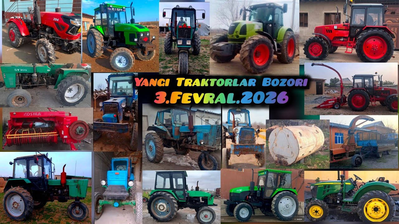 Arzon Traktorlar 3.Fevral2026 Belarus 1221 Ttz T40 Yumz Mini Tractor Jonder Claas Arzon-630 Kepi-2.4