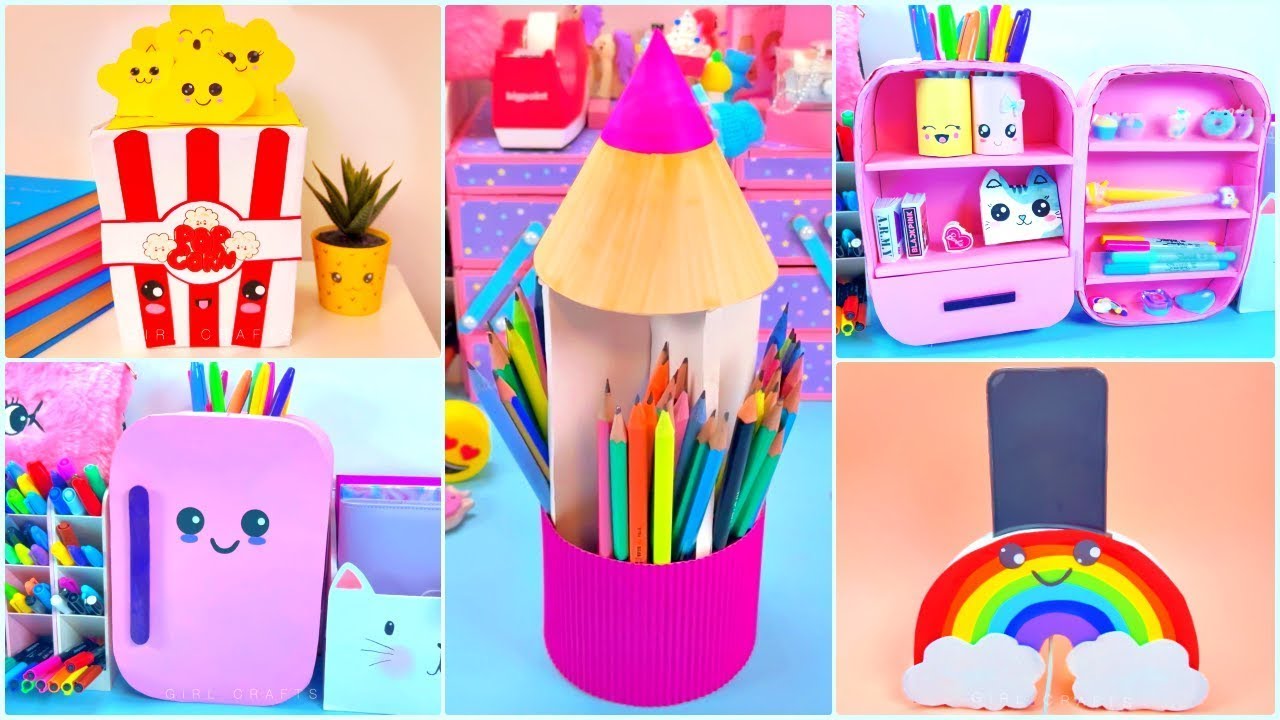 4 DIY IDEES D'ORGANISATION ET DECOR DE BUREAU G&Eacute;NIALES