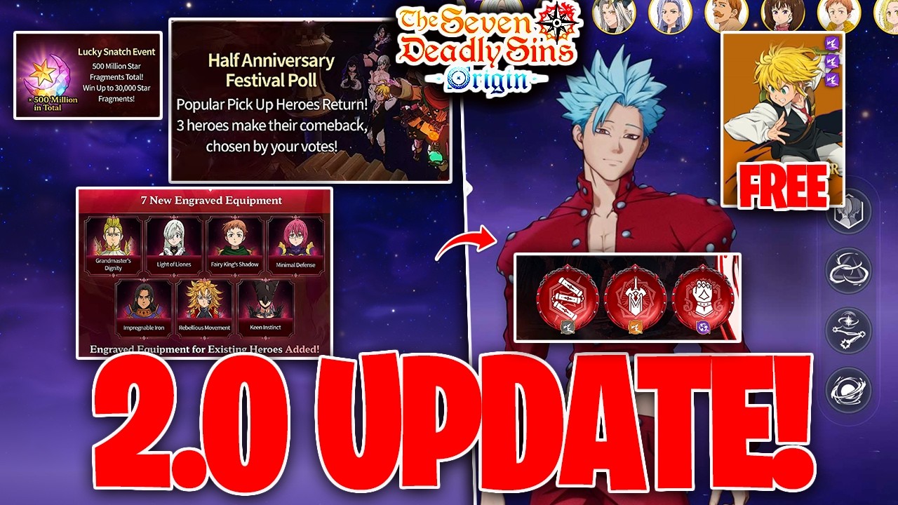 NEW BUSTED DPS! FIRST LOOK AT SSR BAN! KIT AND NEW MODE!! | 7DS: Origin